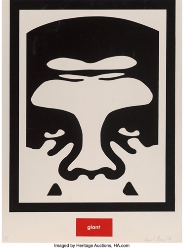 Top (Vertical Face Set) by Shepard Fairey