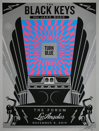 Black Keys Turn Blue by Shepard Fairey