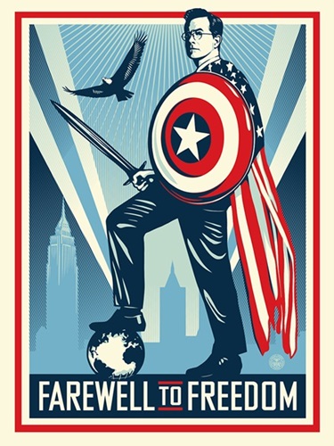 Farewell To Freedom by Shepard Fairey