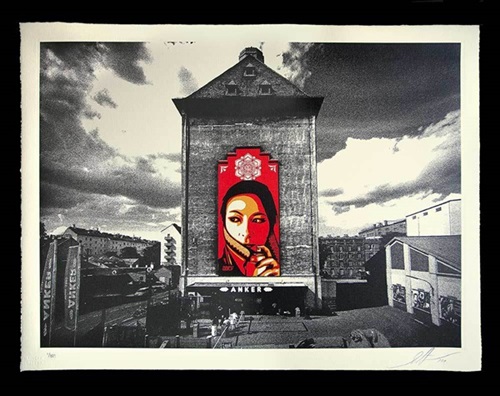 Commanda Mural by Shepard Fairey