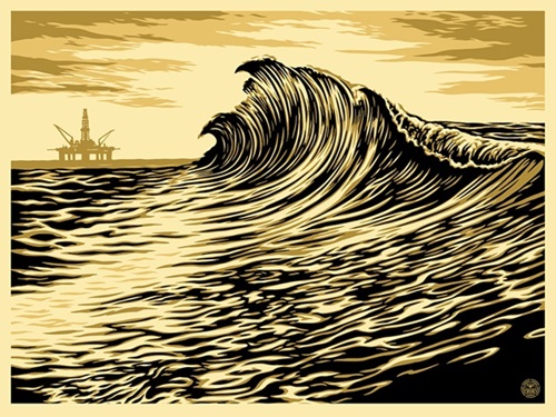 Water Is The New Black by Shepard Fairey