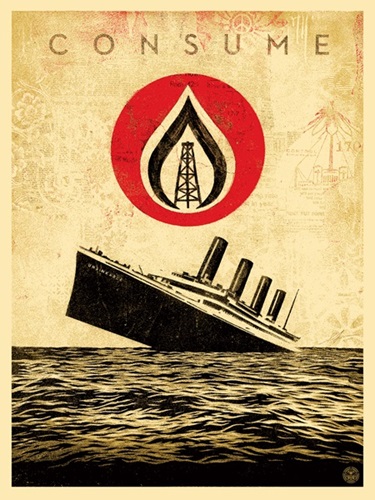 Unsinkable Consumption by Shepard Fairey