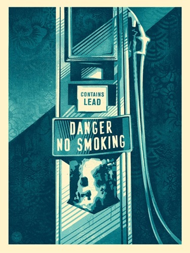 Danger No Smoking by Shepard Fairey