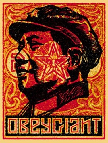 Mao Stamp by Shepard Fairey