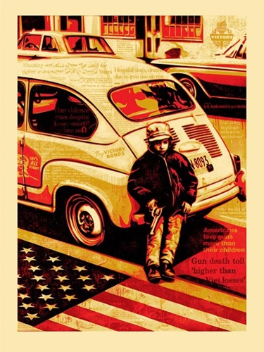 American Civics - Gun Culture by Shepard Fairey