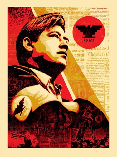American Civics - Workers' Rights by Shepard Fairey