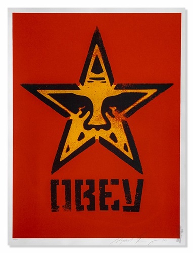 Star Stencil by Shepard Fairey