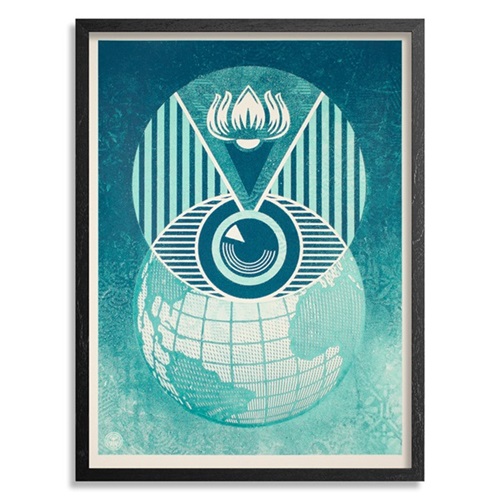 Flint Eye Alert Globe by Shepard Fairey