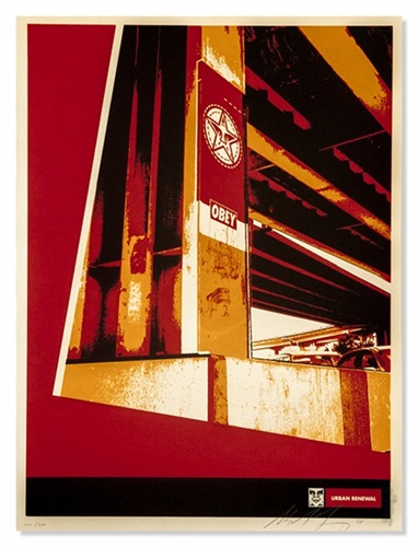 San Francisco Banner Poster by Shepard Fairey