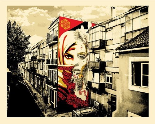 Universal Personhood Lisbon by Shepard Fairey