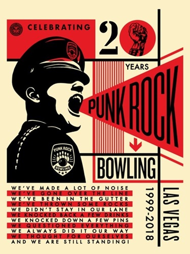 Punk Rock Bowling by Shepard Fairey