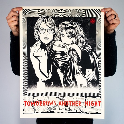 Tomorrow's Another Night (Red) by Shepard Fairey