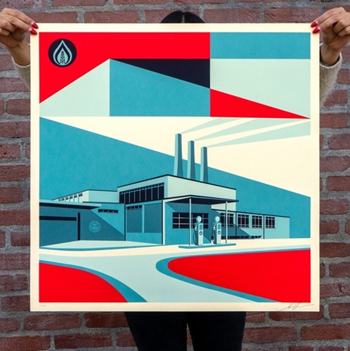 Downward Trajectory by Shepard Fairey