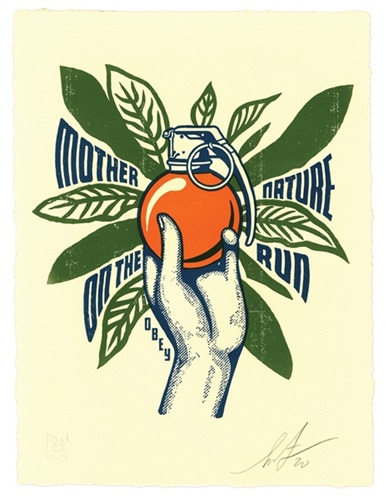 Mother Nature On The Run by Shepard Fairey