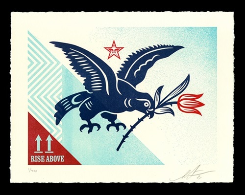 Rise Above Bird by Shepard Fairey