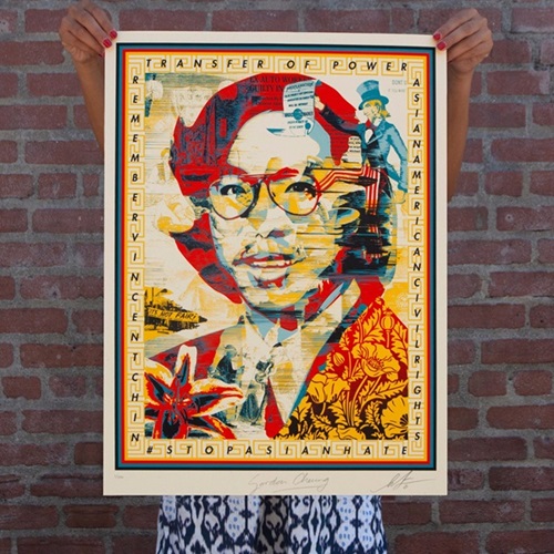 In Honor Of Vincent Jen Chin by Shepard Fairey