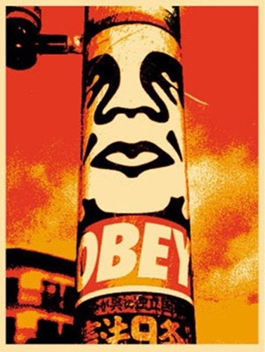 Obey Pole by Shepard Fairey