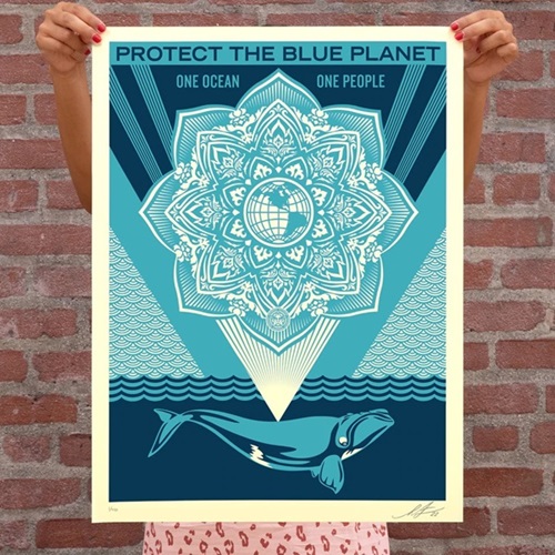 Protect The Blue Planet (First Edition) by Shepard Fairey