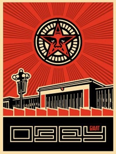 Chinese Building by Shepard Fairey