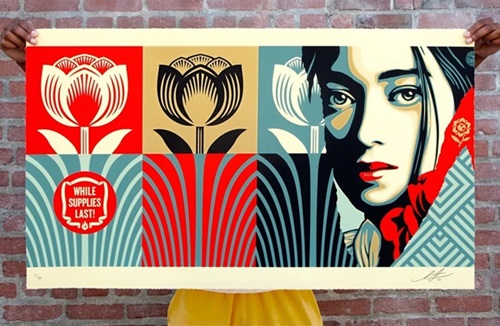 While Supplies Last (Large Format) by Shepard Fairey
