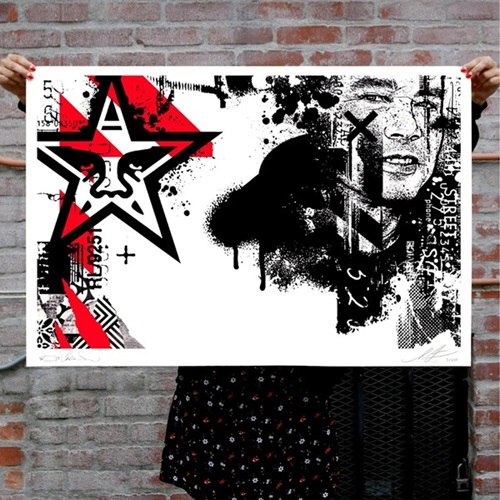 WK / Shepard Portrait by Shepard Fairey