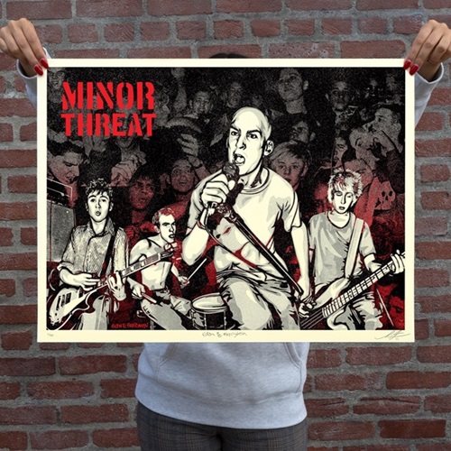 Just A Minor Threat by Shepard Fairey