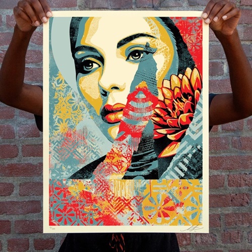 One Earth (Color) by Shepard Fairey