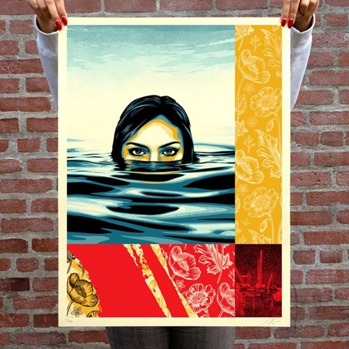 Treading Water by Shepard Fairey