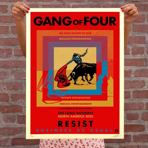 Gang Of Four: The Long Goodbye by Shepard Fairey