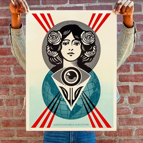 Earth's Future Is Our Future by Shepard Fairey
