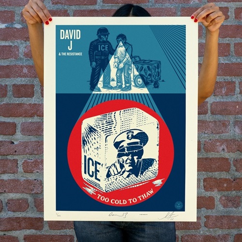 ICE Too Cold To Thaw by Shepard Fairey