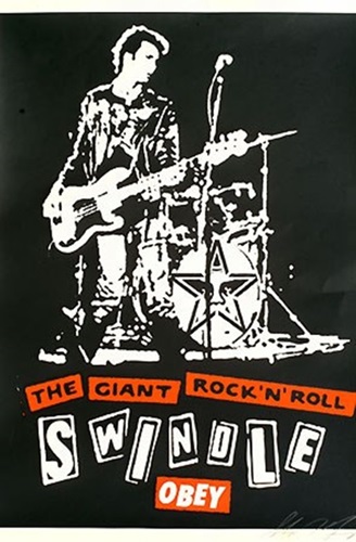 Sid Swindle (Giant Rock 'n' Roll Swindle) by Shepard Fairey